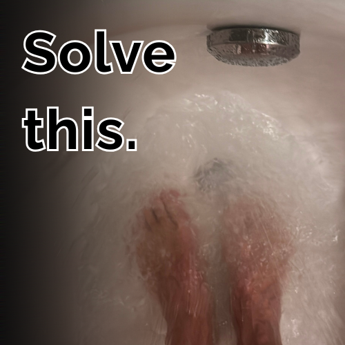 Solve blocked baths and showers with no harsh acids