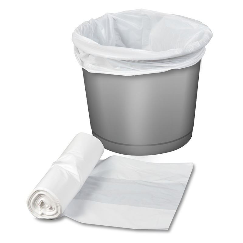 White Pedal Bin Liner - 11x19x19 (1000)